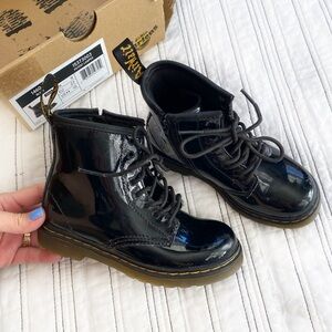 Dr. Martens Kids Black Boots